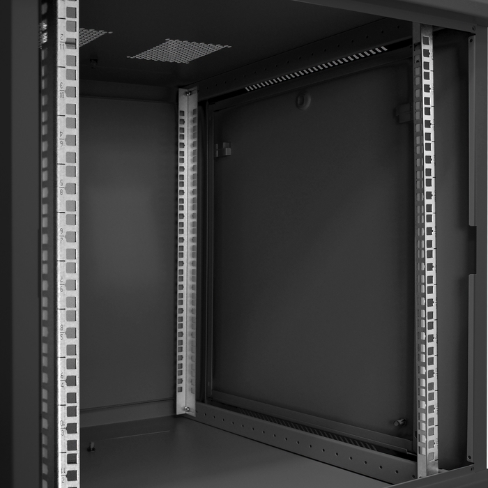 Telecommunication cabinet ExeGate EC-WM-12U.600.G.BLACK