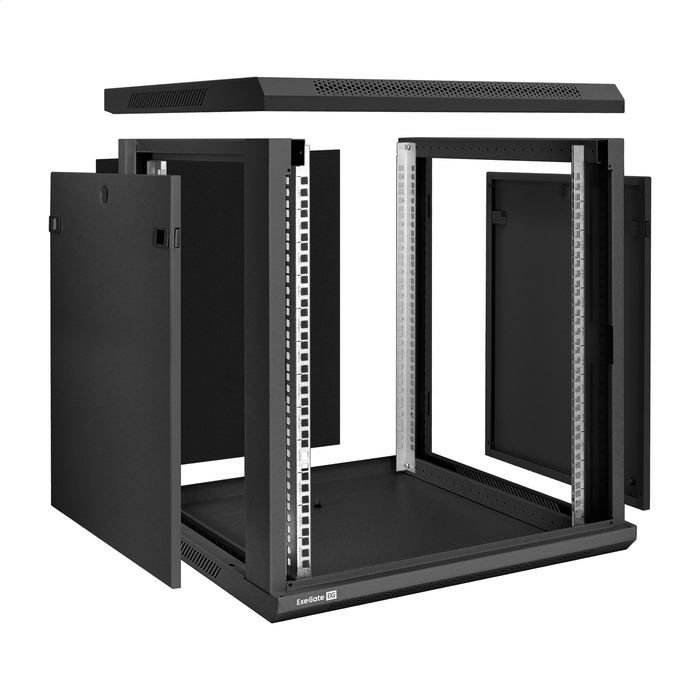 Telecommunication cabinet ExeGate EC-WM-12U.600.G.BLACK