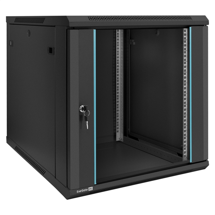 Telecommunication cabinet ExeGate EC-WM-12U.600.G.BLACK