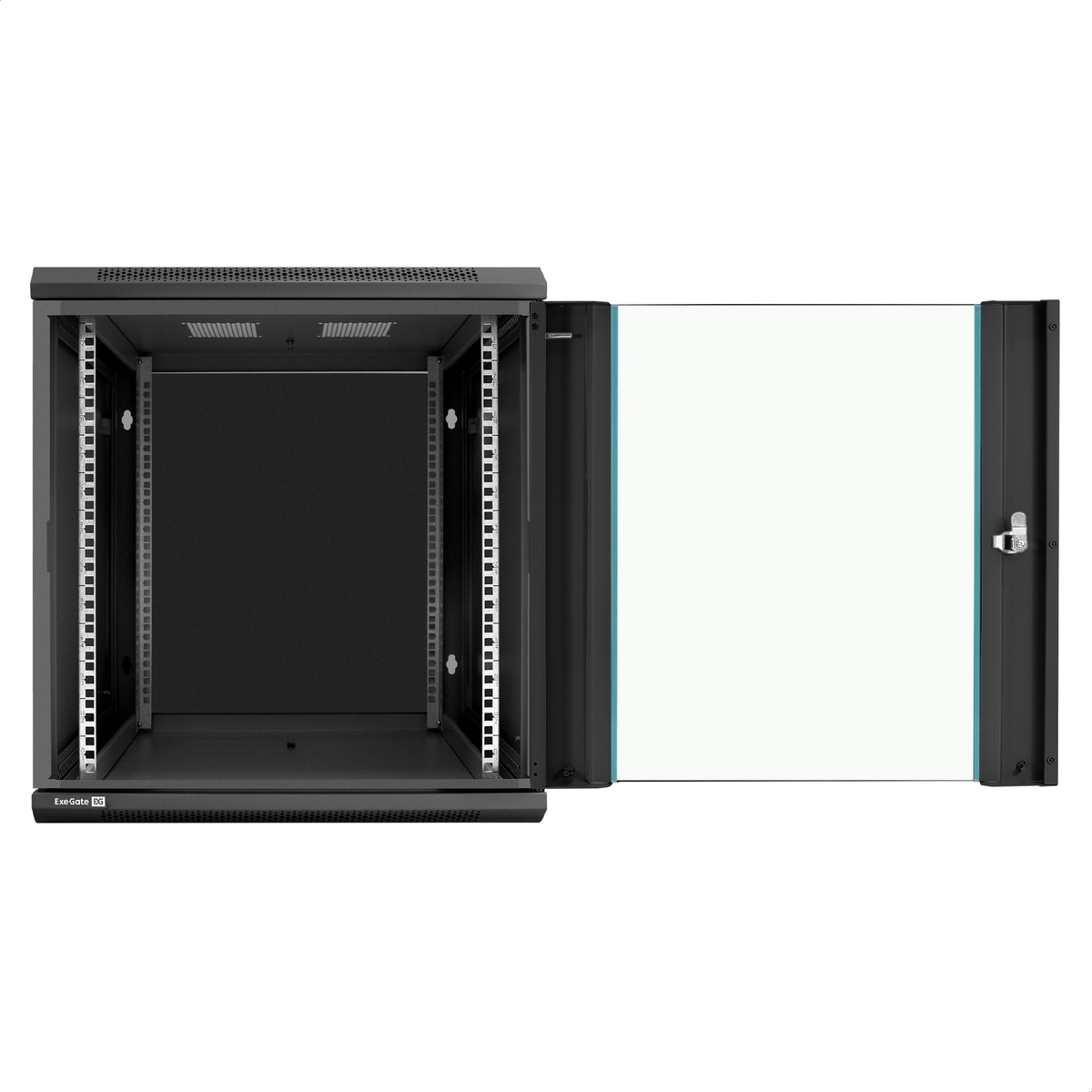 Telecommunication cabinet ExeGate EC-WM-12U.600.G.BLACK