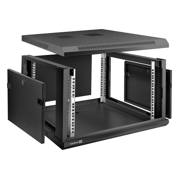 Telecommunication cabinet ExeGate EC-WM-6U.600.M.BLACK
