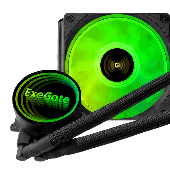 ExeGate BlackWater-120V3.PWM.ARGB