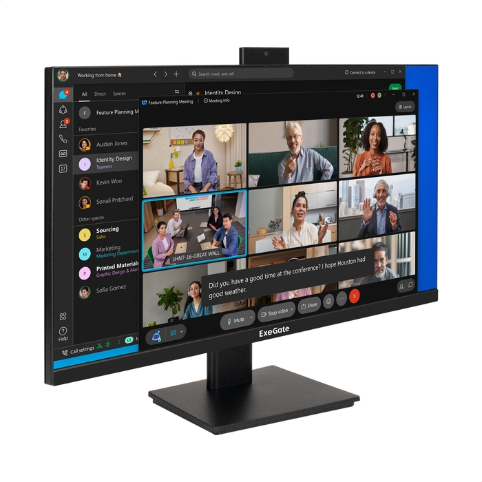 Monitor with Web-cam 27" ExeGate SuperView EA2700C