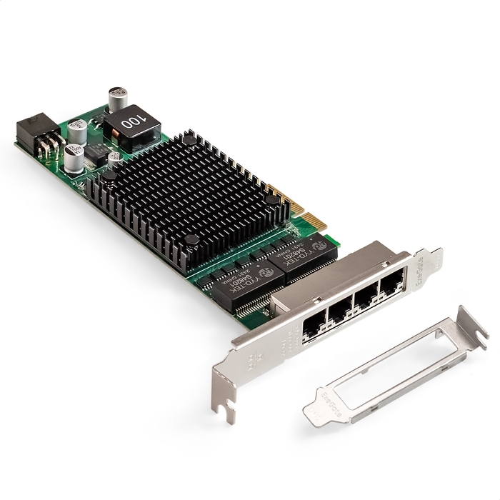 Gigabit NIC ExeGate EXE-I350-T4V2-PoE