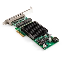 Gigabit NIC ExeGate EXE-I350-T4V2-PoE