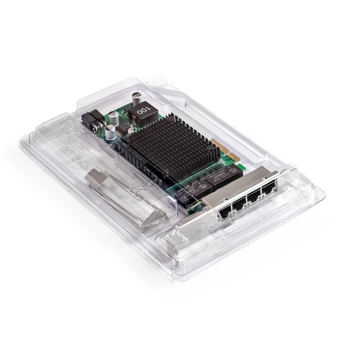 Gigabit NIC ExeGate EXE-I350-T4V2-PoE
