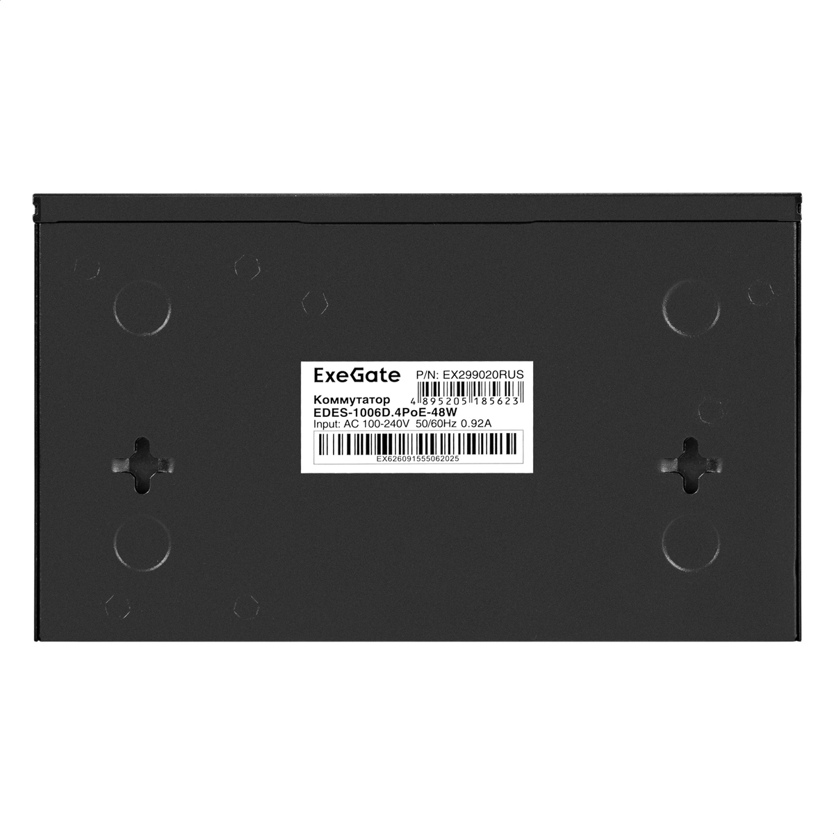 Unmanaged Switch ExeGate EDES-1006D.4PoE-48W