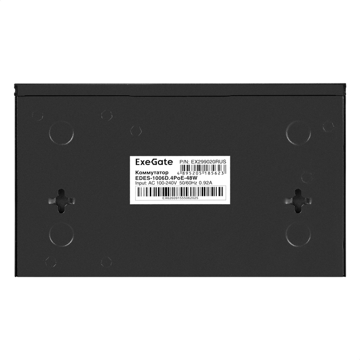 Unmanaged Switch ExeGate EDES-1006D.4PoE-48W