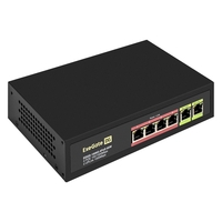 Unmanaged Switch ExeGate EDGS-1006D.4PoE-65W