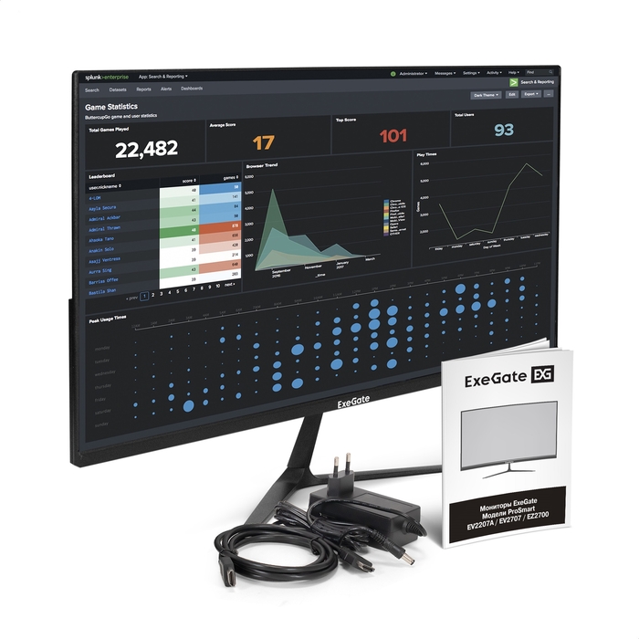 Monitor 27" ExeGate ProSmart EZ2700