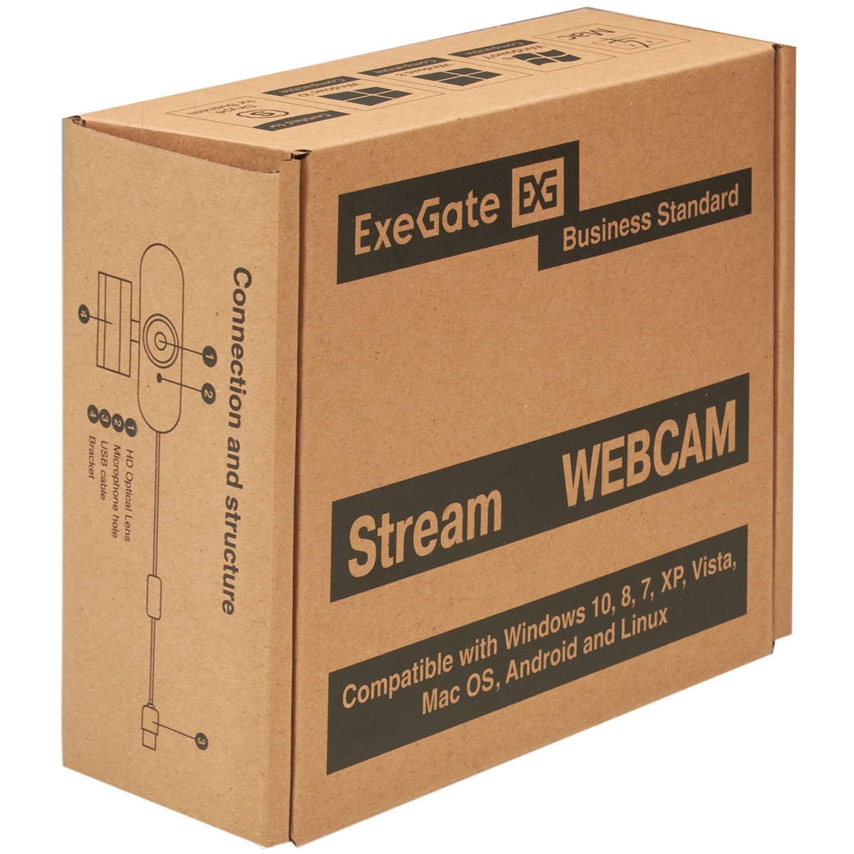 Web camera ExeGate Stream C940 Wide 2K AF