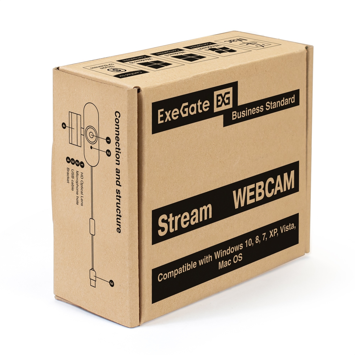Web camera ExeGate Stream HD-4000 4K UHD AF