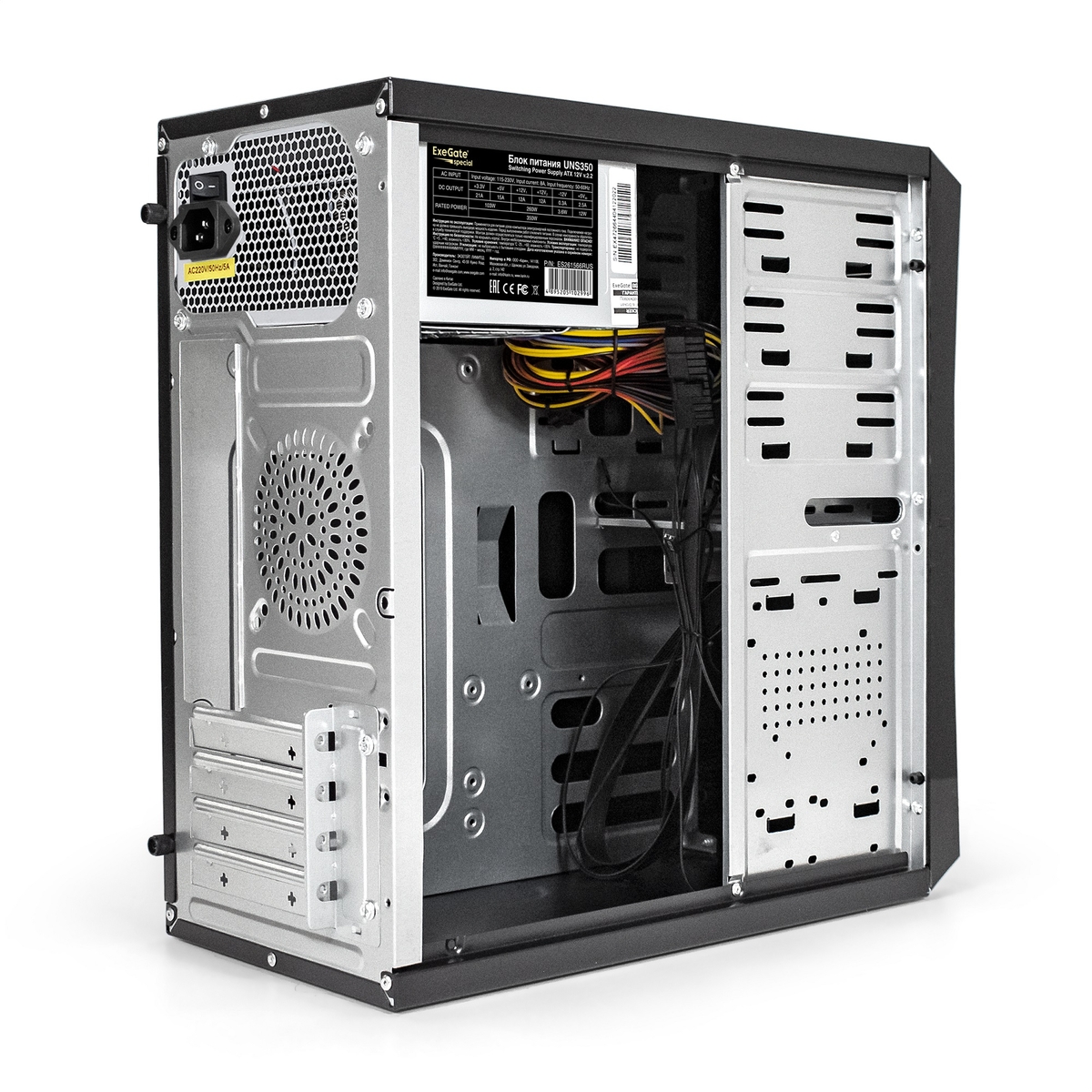 Minitower ExeGate BA-204U-UNS350