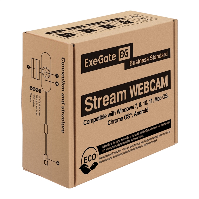 Web camera ExeGate Stream C938 2K AF