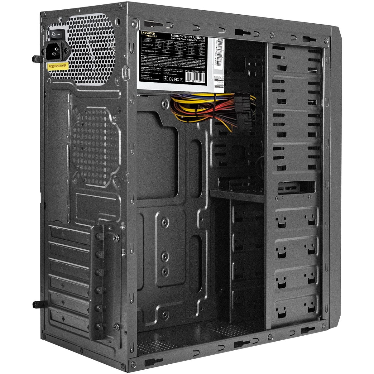 Miditower ExeGate UN-605B-UNS400