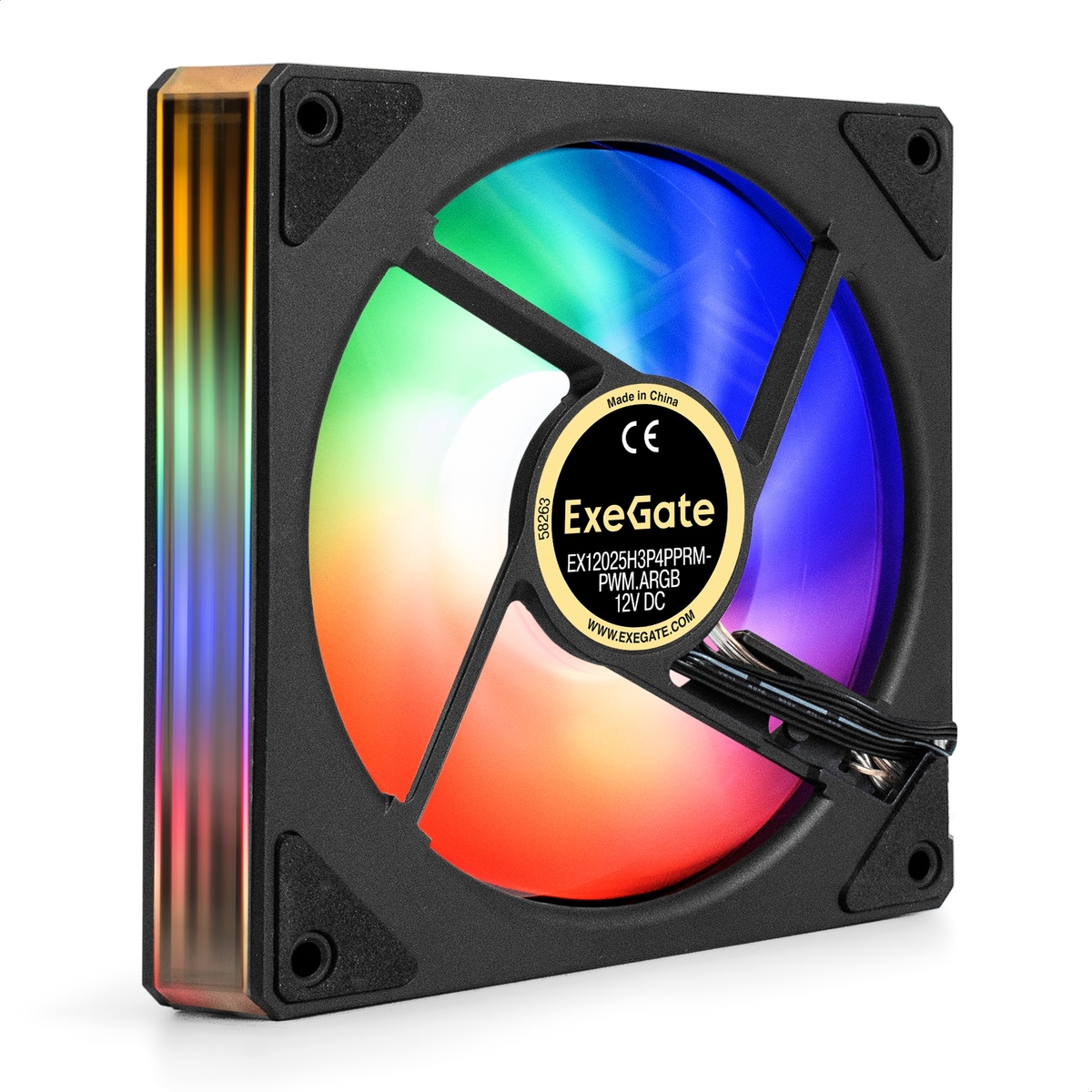 Fan ExeGate EX12025H3P4PPRM-PWM.ARGB