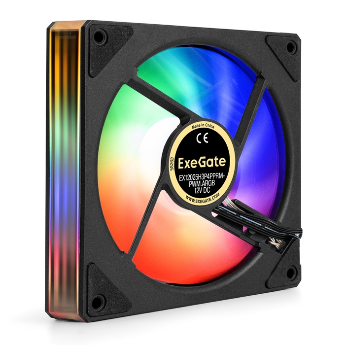 Fan ExeGate EX12025H3P4PPRM-PWM.ARGB