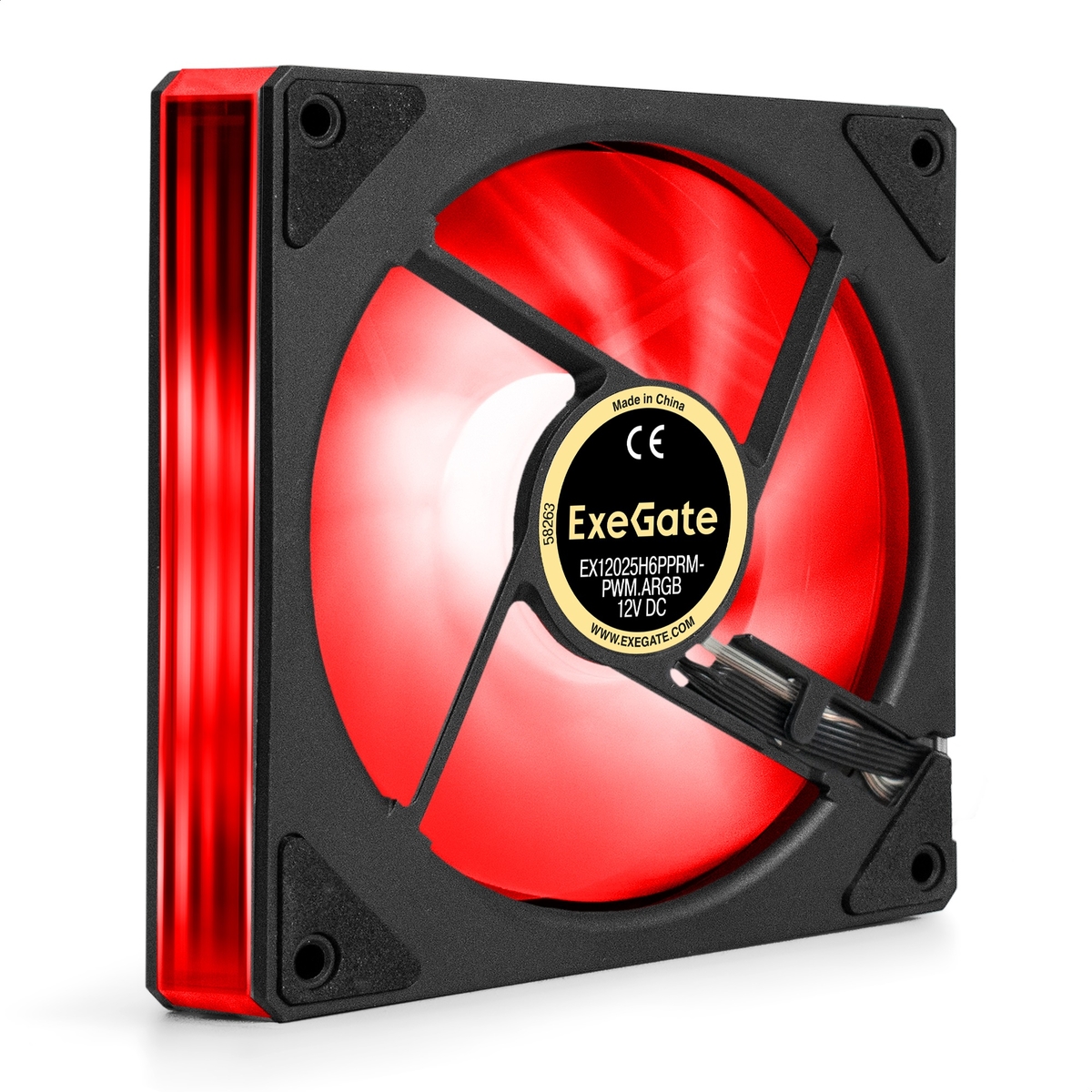 Fan ExeGate EX12025H6PPRM-PWM.ARGB