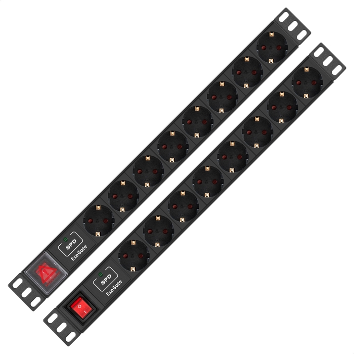 PDU ExeGate ServerPro PDU-19H802 Al-8S-EU1.8CU-SW-SPD1