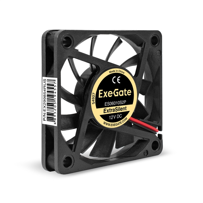 Fan 12V DC ExeGate ExtraSilent ES06010S2P