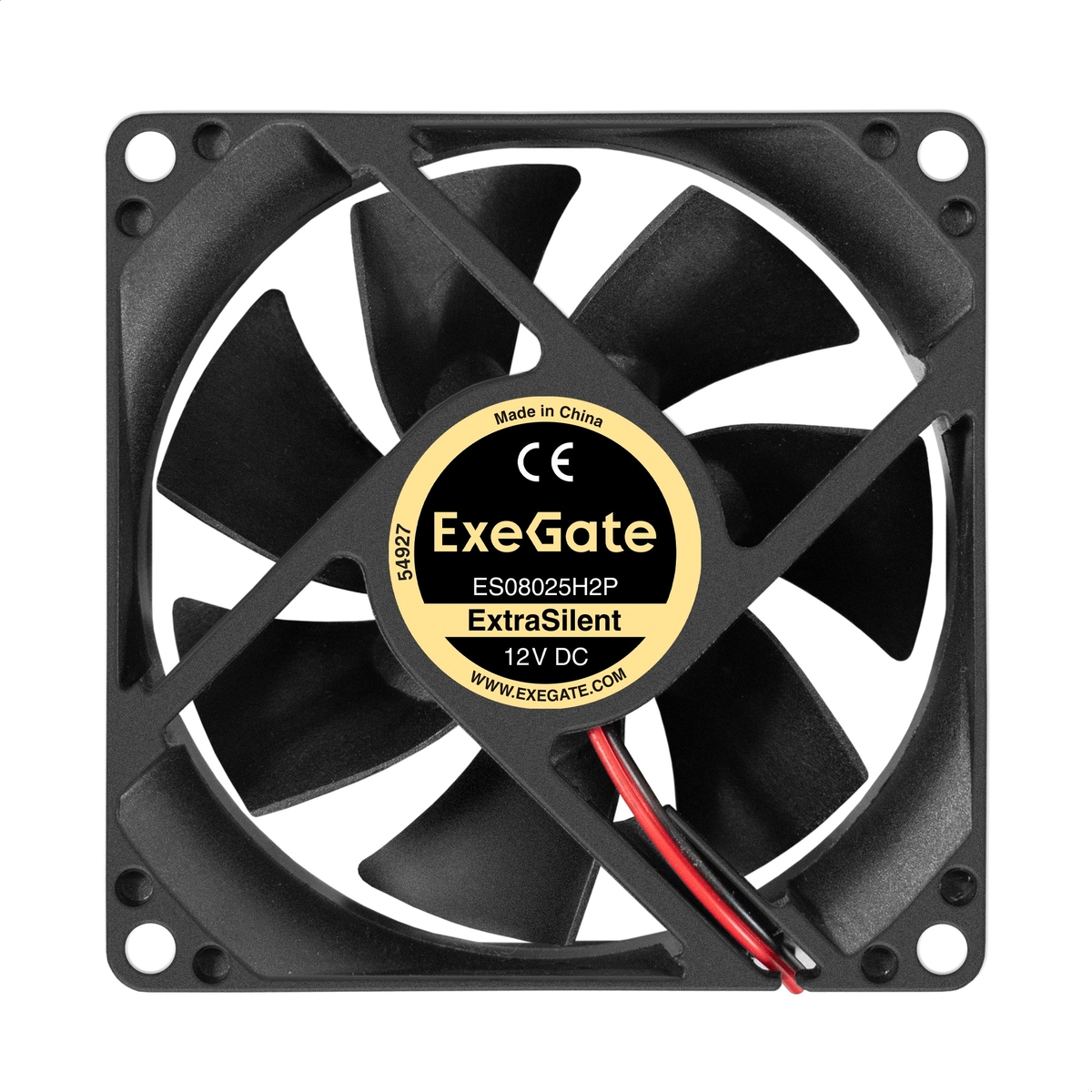 Fan 12V DC ExeGate ExtraSilent ES08025H2P
