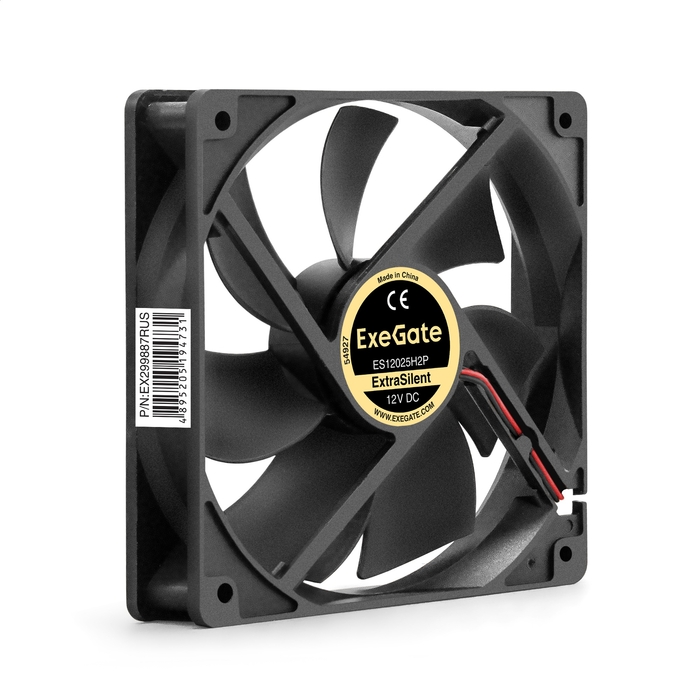 Fan 12V DC ExeGate ExtraSilent ES12025H2P