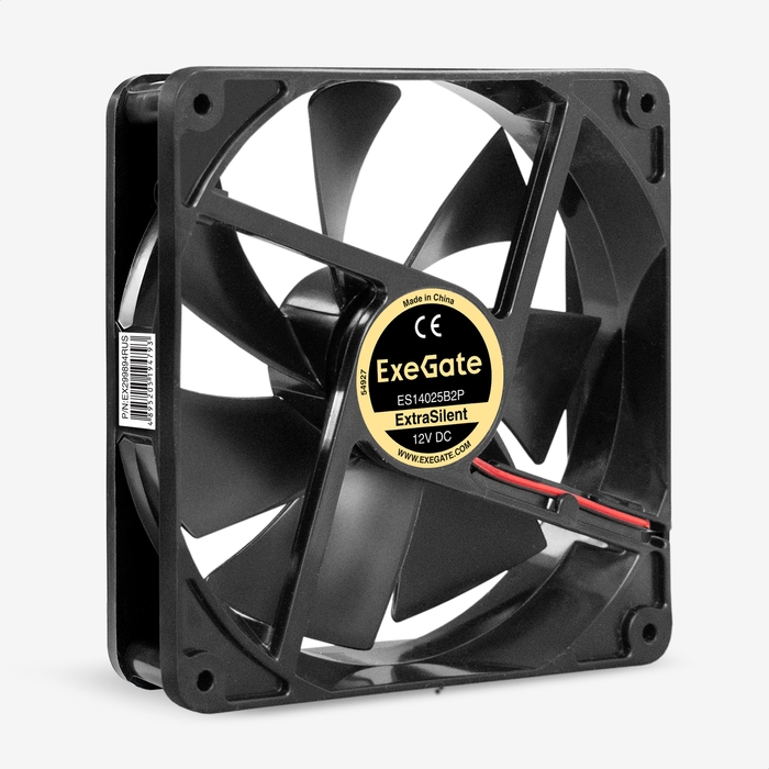 Fan 12V DC ExeGate ExtraSilent ES14025B2P