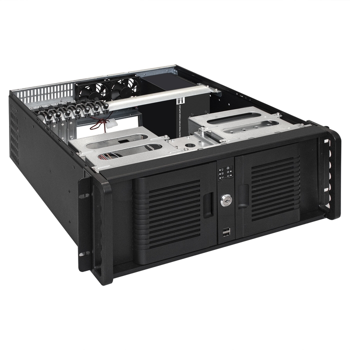 Server case ExeGate Pro 4U480-15/4U4132/500PAS
