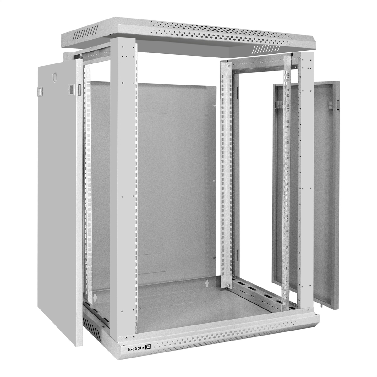 Telecommunication cabinet 19" 15U ExeGate EC-WM-15U.450.M.GREY