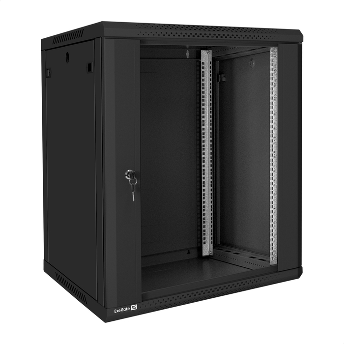 Telecommunication cabinet ExeGate EC-WM-15U.600.G.BlACK
