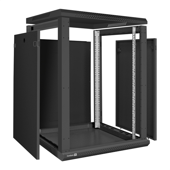 Telecommunication cabinet ExeGate EC-WM-15U.600.M.BLACK