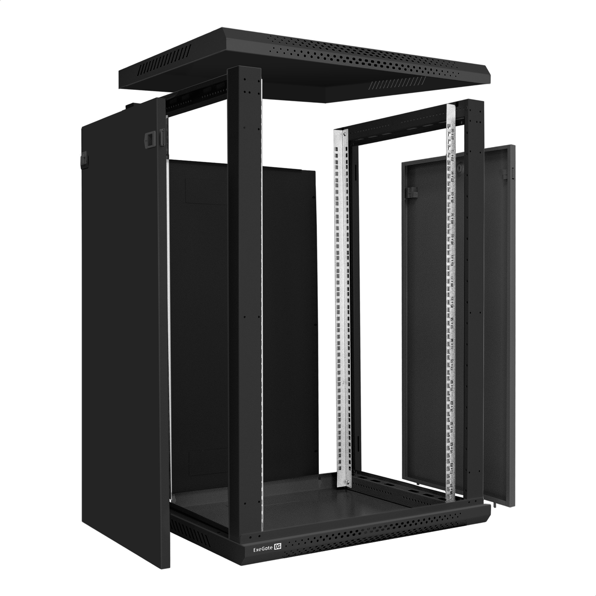 Telecommunication cabinet 19" 18U ExeGate EC-WM-18U.600.G.BLACK