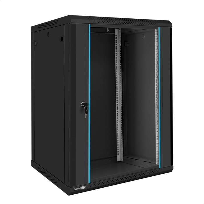 Telecommunication cabinet 19" 18U ExeGate EC-WM-18U.600.G.BLACK
