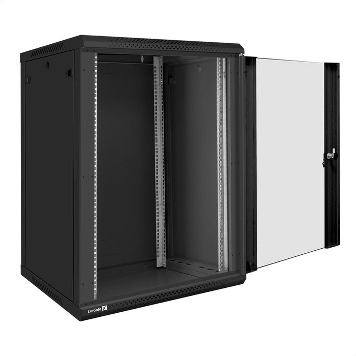 Telecommunication cabinet 19" 18U ExeGate EC-WM-18U.600.G.BLACK