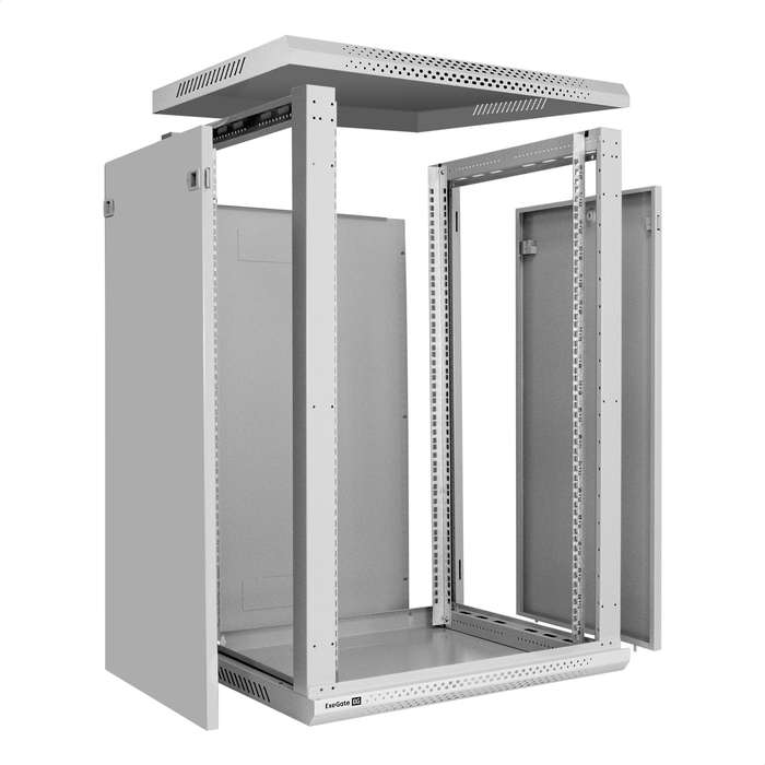 Telecommunication cabinet ExeGate EC-WM-18U.600.G.GREY