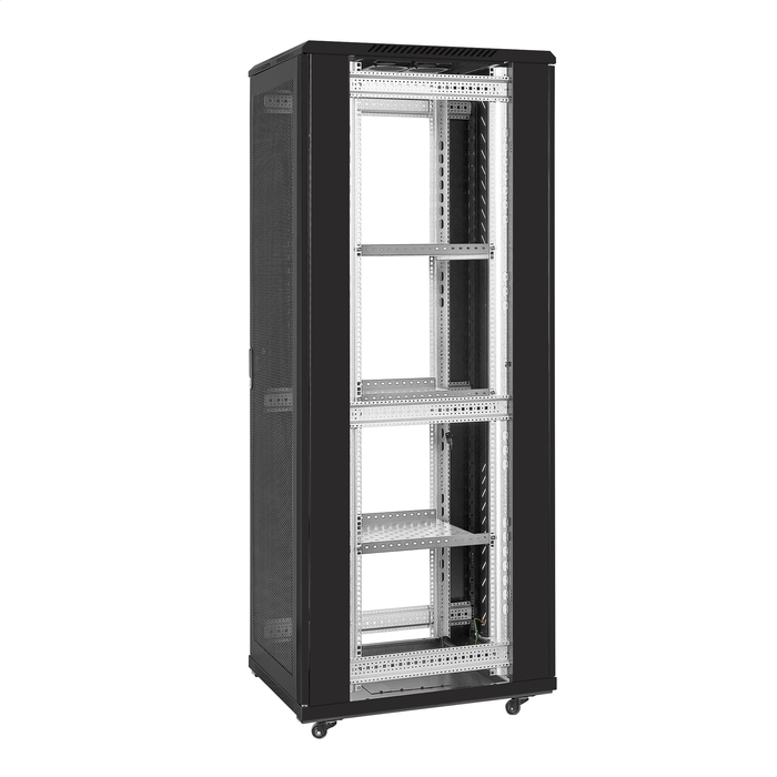 Telecommunication cabinet ExeGate EC-FS-42U.600.800.G.V.BLACK