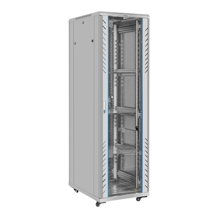 Telecommunication cabinet ExeGate EC-FS-42U.600.800.G.V.GREY
