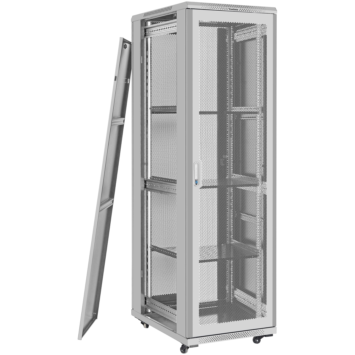 Telecommunication cabinet ExeGate EC-FS-42U.600.800.V.V.GREY