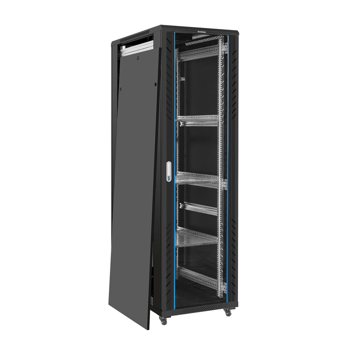 Telecommunication cabinet ExeGate EC-FS-42U.600.1000.G.V.BLACK