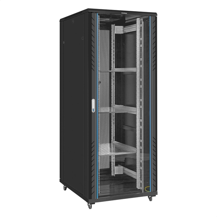 Telecommunication cabinet ExeGate EC-FS-42U.800.1000.G.V.BLACK