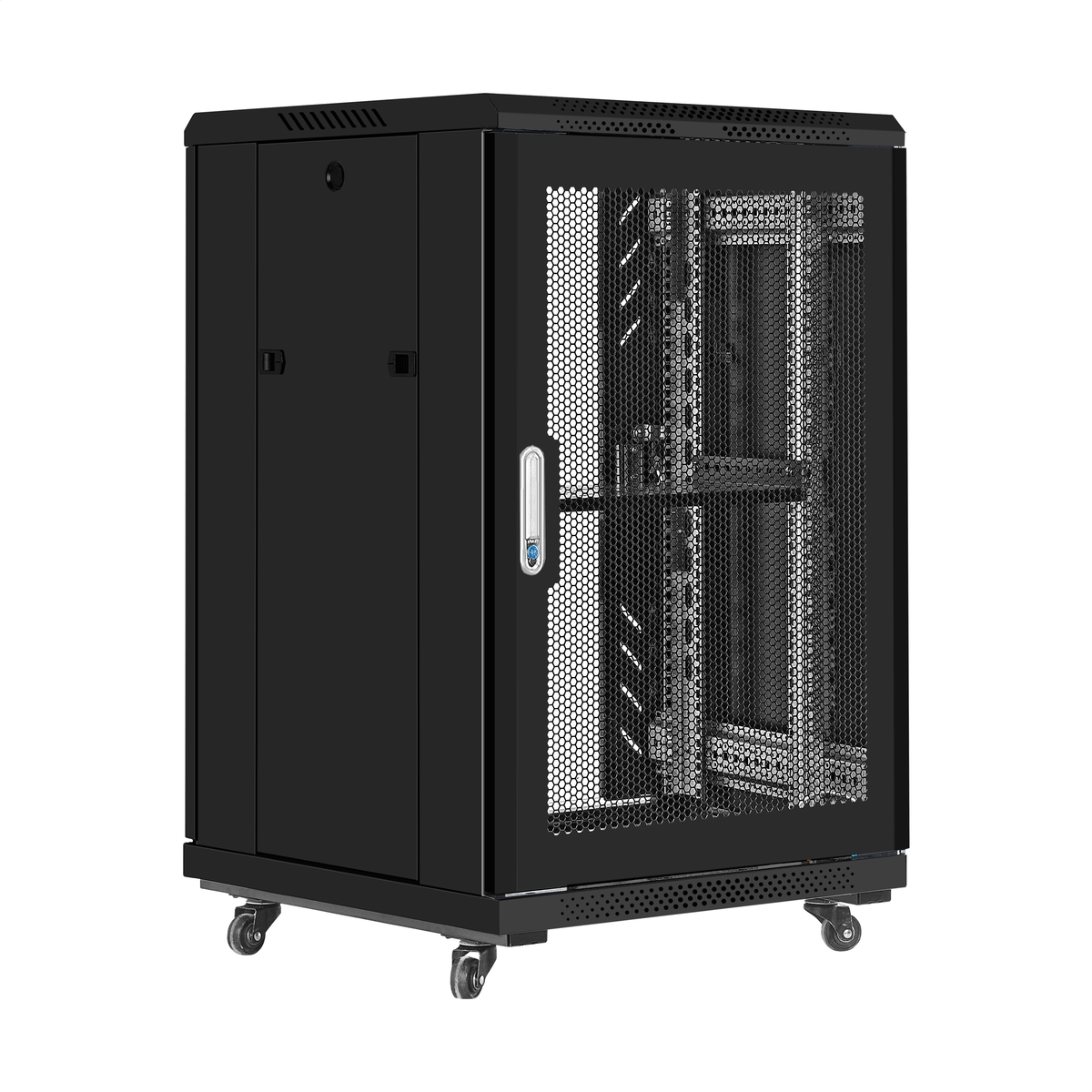 Telecommunication cabinet ExeGate EC-FS-18U.600.800.G.BLACK