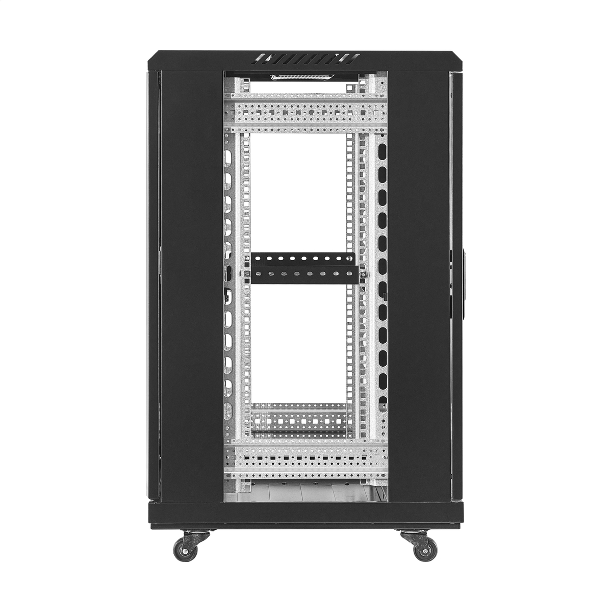 Telecommunication cabinet ExeGate EC-FS-18U.600.800.G.BLACK