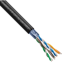 Cable ExeGate FUTP4-C5e-CCA-S24-OUT-PE-BK-305 FTP