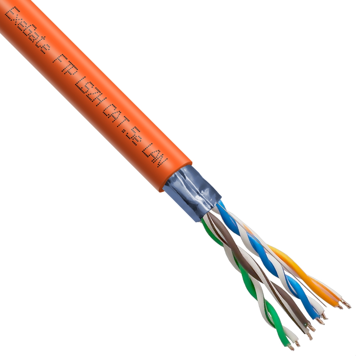 Cable ExeGate FUTP4-C5e-CCA-S24-IN-LSZH-OR-305 FTP