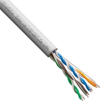 Cable ExeGate Special UTP4-C5e-CCA-S25-IN-PVC-GY-305 UTP