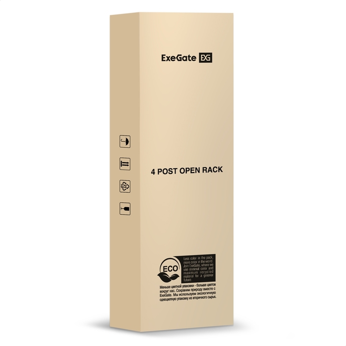Open telecommunications rack ExeGate EOR2-42U.1000.BLACK