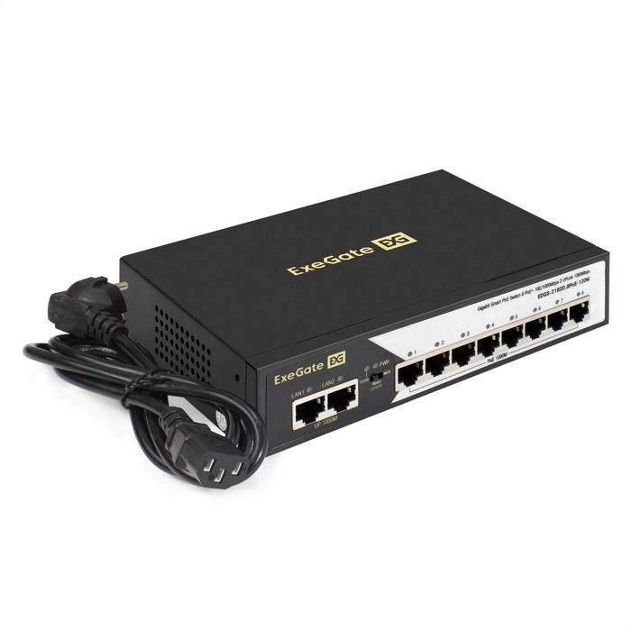 ExeGate EDGS-2182D.8PoE-120W Managed Layer 2 Switch