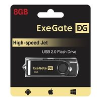 USB flash drive ExeGate Jet 8GB black