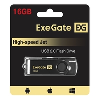 USB flash drive ExeGate Jet 16GB black