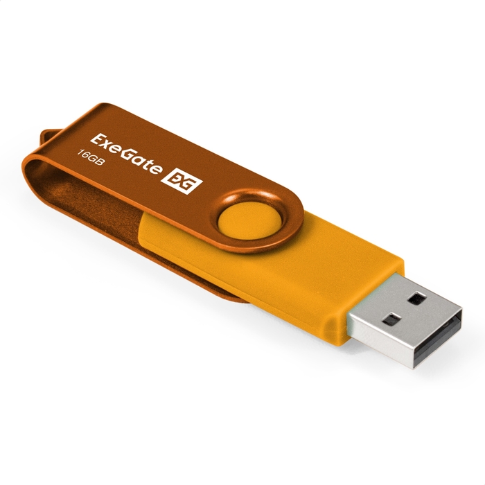 USB flash drive ExeGate Jet 16GB yellow